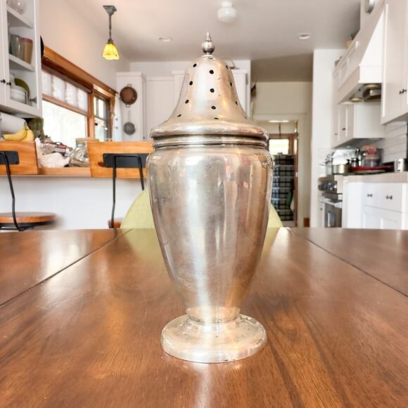 P.H. Locklin & Sons Sterling Silver Sugar Shaker Muffineer Traditional Antique - Picture 3 of 13